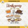 Thanksgiving To Do List Eat Pie Turkey PNG File Designs