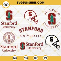 Stanford Cardinal Football Designs Bundle SVG EPS PNG DXF