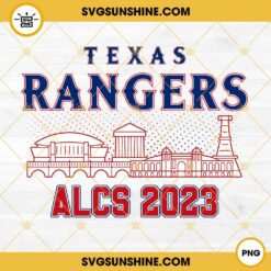Texas Rangers MLB ALCS 2023 PNG, Texas Rangers World Series Champions PNG File Designs