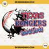 Texas Rangers World Series 2023 MLB Baseball PNG File Designs