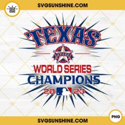 Texas Rangers World Series 2023 MLB PNG File Designs