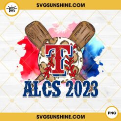 Texas Rangers ALCS 2023 Water Color PNG, Texas Rangers World Series Champions PNG File Designs