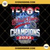 Texas World Series Champions 2023 PNG File Designs