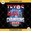 Texas Rangers ALCS Champions 2023 PNG, Texas Rangers World Series Champions PNG File Designs