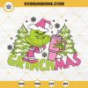 Grinchmas Boojee With Stanley SVG, Grinch With Pink Santa Hat Christmas SVG