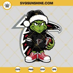 Baby Grinch Buffalo Bills With Santa Hat SVG PNG EPS DXF Files