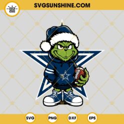 Baby Grinch Chicago Bears With Santa Hat SVG PNG EPS DXF Files