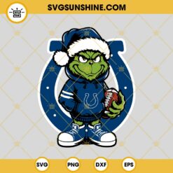 Baby Grinch Oakland Raiders With Santa Hat SVG PNG EPS DXF Files
