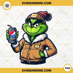 Carhartt Grinch With Pepsi PNG, Grinch Pepsi PNG Files