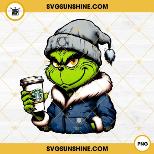 Grinch Indianapolis Colts Drink Starbucks PNG