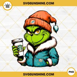 Grinch Miami Dolphins Drink Starbucks PNG