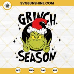 Grinch Season SVG, Grinch Christmas SVG, Grinch Face SVG