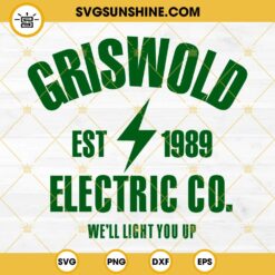 Griswold Electric Co SVG, Clark Griswold SVG PNG EPS DXF Files