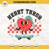 Heart Throb SVG, Heart Skateboard SVG PNG EPS DXF File