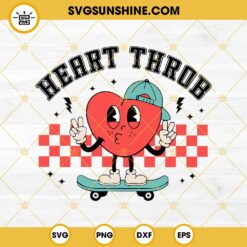 Heart Breaker SVG, Heart Skateboard SVG PNG EPS DXF File