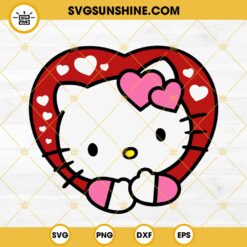 Hello Kitty Cupid Svg, Valentine’s Day Svg, Hello Kitty Valentine Svg, Hello Kitty Love Heart Svg