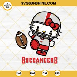 Hello Kitty Tampa Bay Buccaneers SVG PNG EPS DXF Files