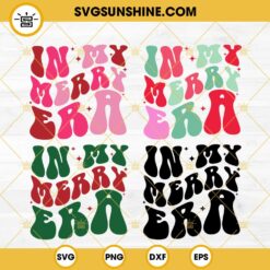 In My Merry Era Christmas Bundle SVG, Eras Tour Taylor Swift Christmas SVG PNG EPS DXF Files