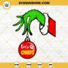 Kansas City Chiefs Grinch Hand With Ornament SVG, Kansas City Chiefs Christmas SVG