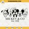 Mickey And Co EST 1928 SVG, Mickey And Friends Disney SVG PNG EPS DXF Files