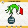 Philadelphia Eagles Grinch Hand With Ornament SVG, Philadelphia Eagles Christmas SVG