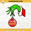 Tampa Bay Buccaneers Grinch Hand With Ornament SVG, Tampa Bay Buccaneers Christmas SVG