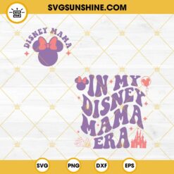 In My Disney Mama Era SVG, Minnie Disney Christmas Quotes SVG PNG EPS DXF File