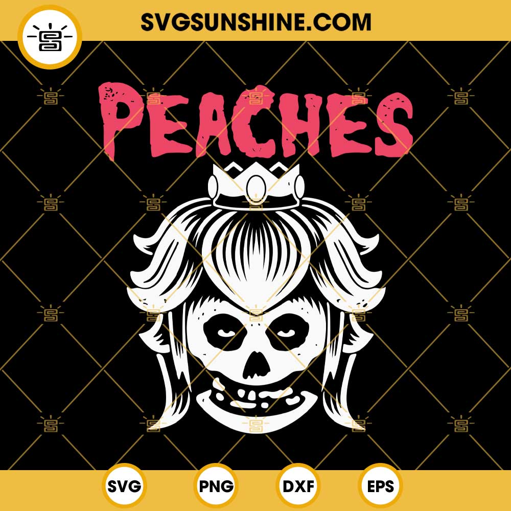 The Super Mario Bros SVG, Peaches Song SVG, Peaches