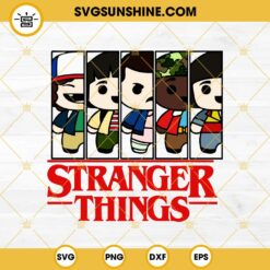 Stranger Thing 5 Friends SVG PNG EPS DXF File