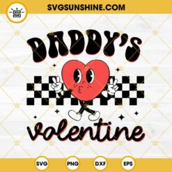 Heart Daddy's Valentine SVG PNG EPS DXF File