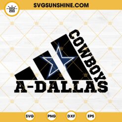 A-Dallas Cowboys SVG, Adidas Dallas Cowboys SVG Cut Files