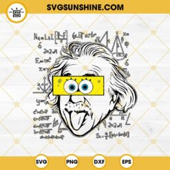 Albert Einstein SpongeBob SVG