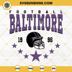Baltimore Football 1996 SVG, Baltimore Ravens SVG PNG Files