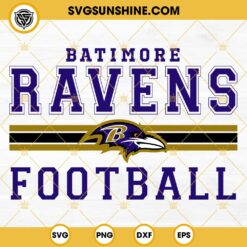 Baltimore Ravens Football SVG PNG Cut Files