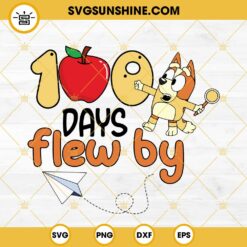 Bingo 100 Days Flew By SVG, 100th Day Of School SVG, 100 Days Of School SVG