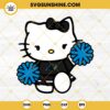 Carolina Panthers Hello Kitty Cheerleader SVG PNG DXF EPS Cut Files
