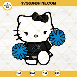 Seattle Seahawks Hello Kitty Cheerleader SVG PNG DXF EPS Cut Files