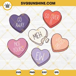 Conversation Hearts SVG, Valentines Day SVG, Valentines SVG