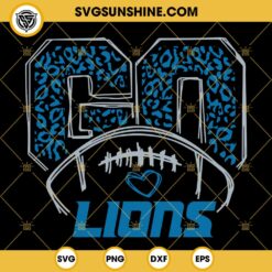Go Lions SVG, Detroit Lions Football Team SVG, Lions SVG