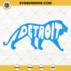 Detroit SVG, Lions SVG, Detroit Lions Logo SVG, Michigan Football SVG, Detroit MI SVG