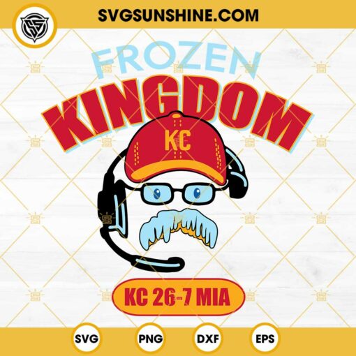 Frozen Kingdom Andy Reid SVG, Chiefs Coach Andy Reid SVG PNG Files