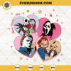 Horror Movies Valentines SVG, The Ghost Face Heart Valentine SVG PNG DXF EPS