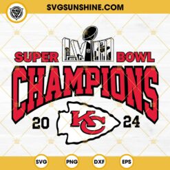 Kansas City Chiefs Super Bowl LVIII Champions SVG, Kansas City Chiefs Super Bowl 2024 SVG PNG