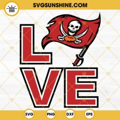 Love Tampa Bay Buccaneers Logo SVG, Tampa Bay Buccaneers Football SVG