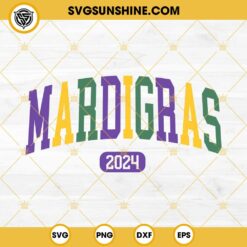 Mardi Gras 2024 SVG, Happy Mardi Gras SVG PNG DXF EPS