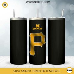 Pittsburgh Pirates Stanley Cup 20oz Tumbler Wrap PNG File