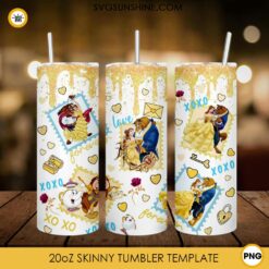 Beauty And The Beast Tumbler Wrap, Beauty And The Beast Valentine’s Day Tumbler Wrap