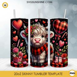 3D Inflated Carl And Ellie 20oz Skinny Tumbler, Up Movie Valentines Day Tumbler Wrap