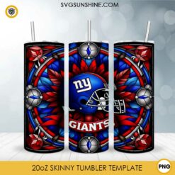 New York Giants Football Stanley Cup 20oz Tumbler Wrap PNG File
