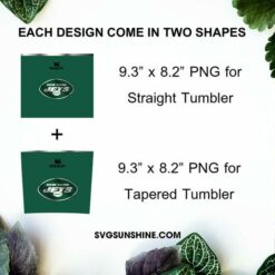 New York Jets Football Stanley Cup 20oz Tumbler Wrap PNG File